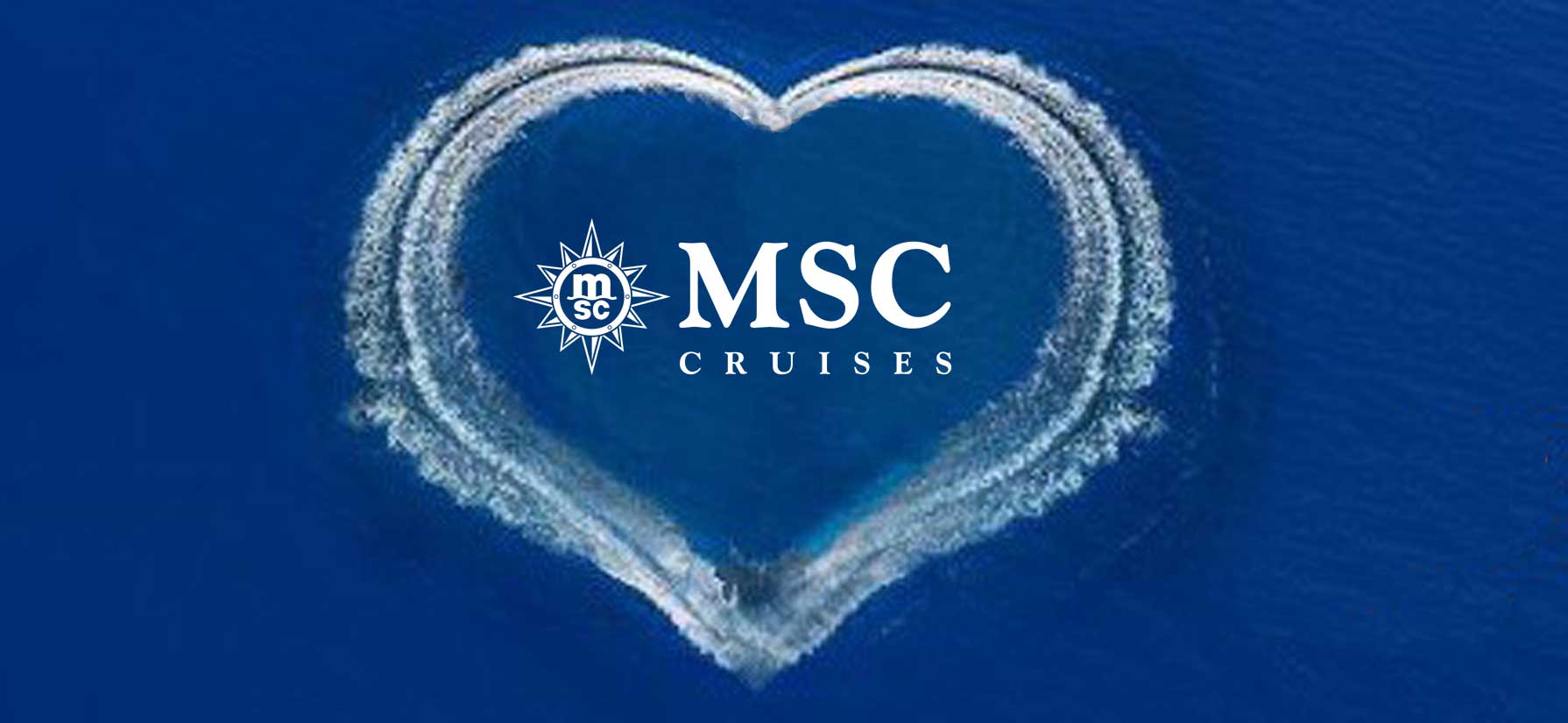 Serce z fal na bezkresnym oceanie