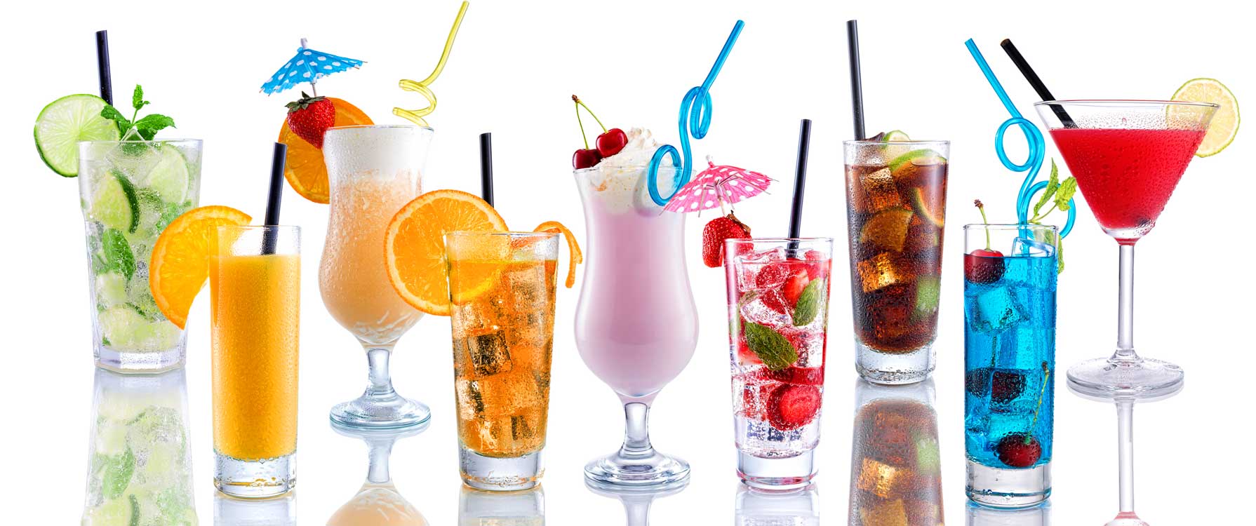 Napoje i drinki w szklankach