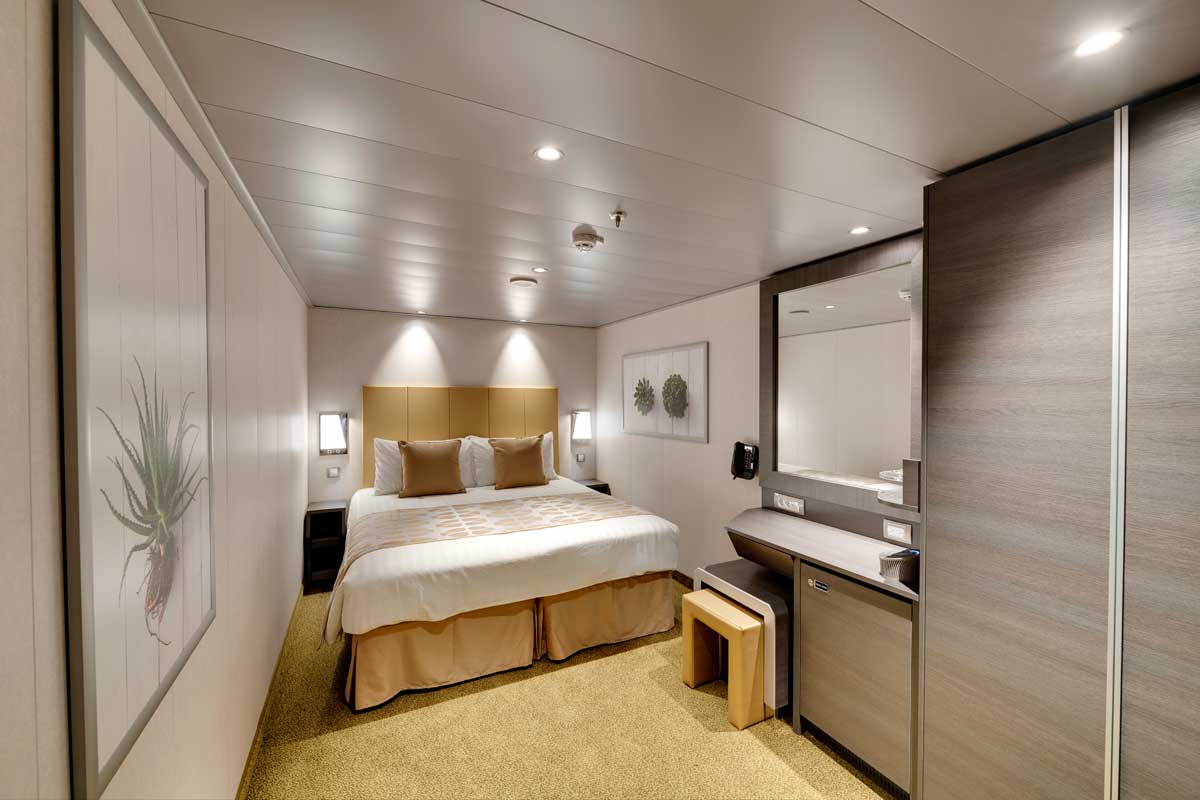 MSC Bellissima kabina wewnętrzna