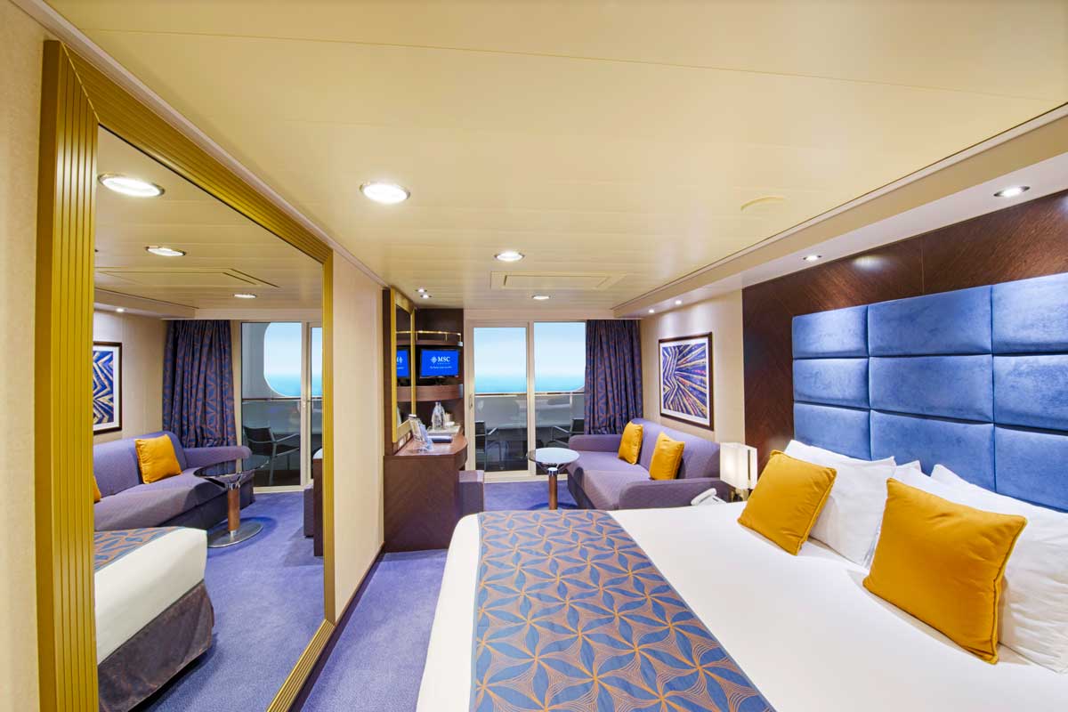 MSC Divina kabina z balkonem