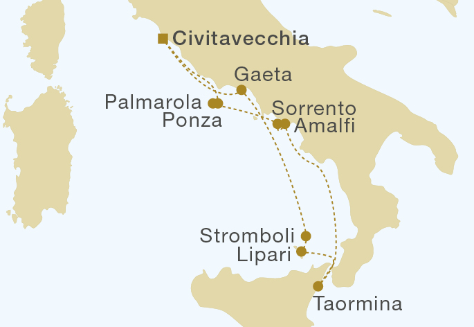 Mapa trasy rejsu