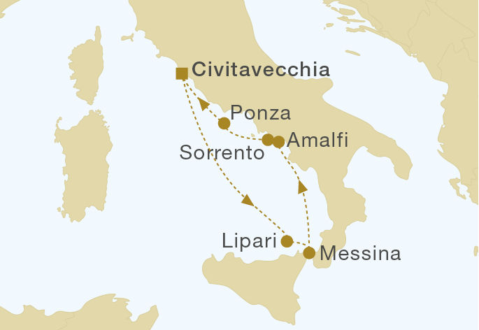 Mapa trasy rejsu