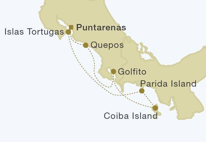 Mapa trasy rejsu