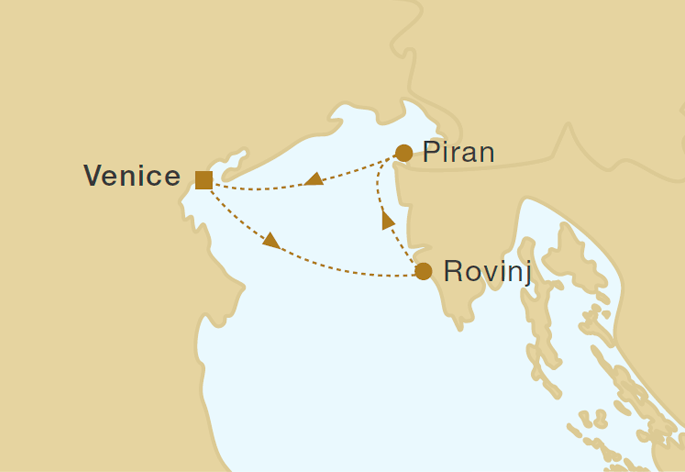Mapa trasy rejsu