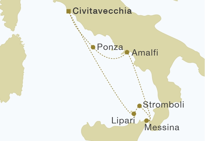 Mapa trasy rejsu