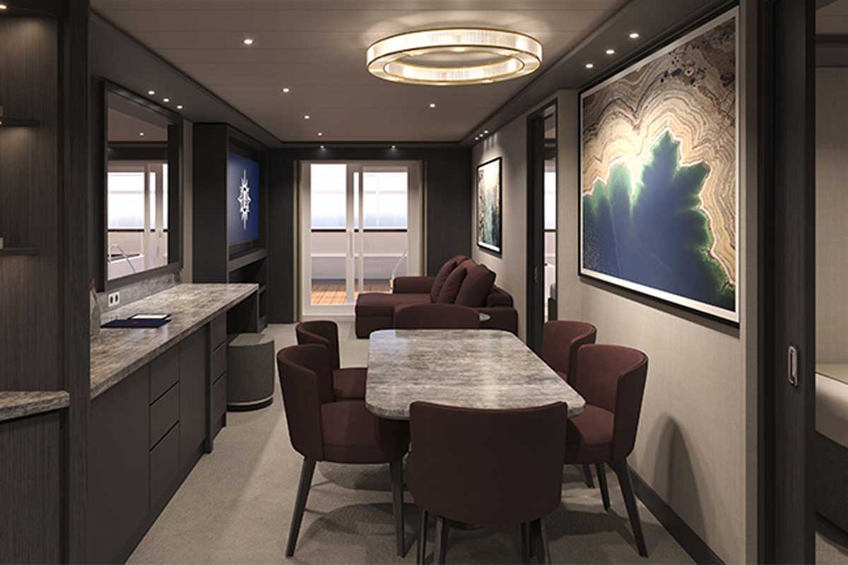 MSC Poesia apartament Yacht Club Royal with Whirlpool