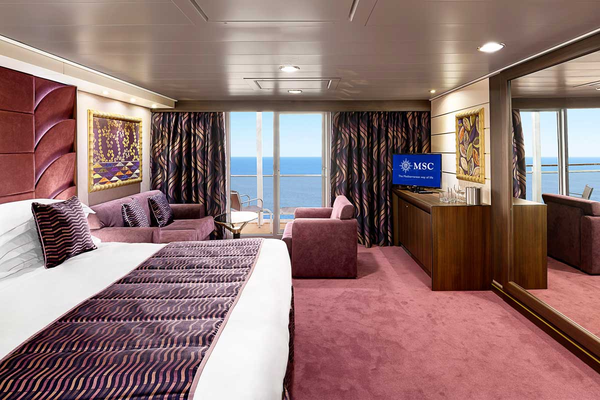 MSC Fantasia apartament Yacht Club Deluxe Suite