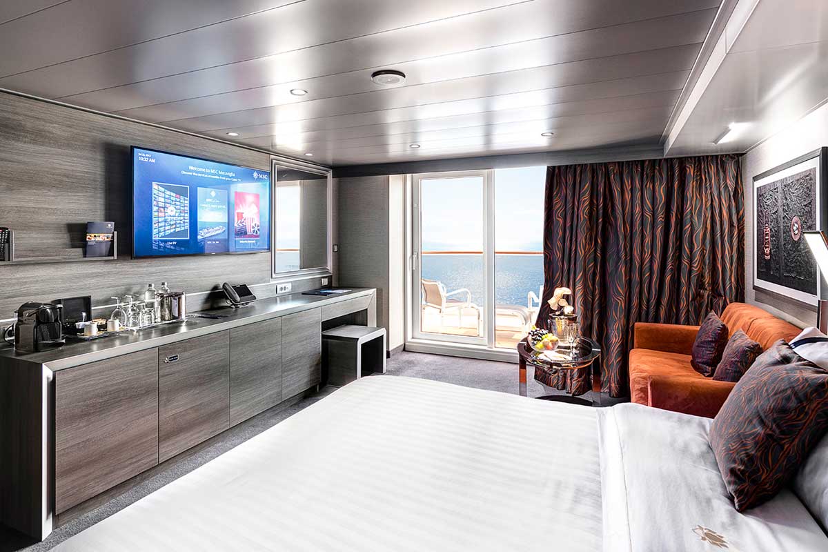 MSC Grandiosa apartament Yacht Club Deluxe Suite