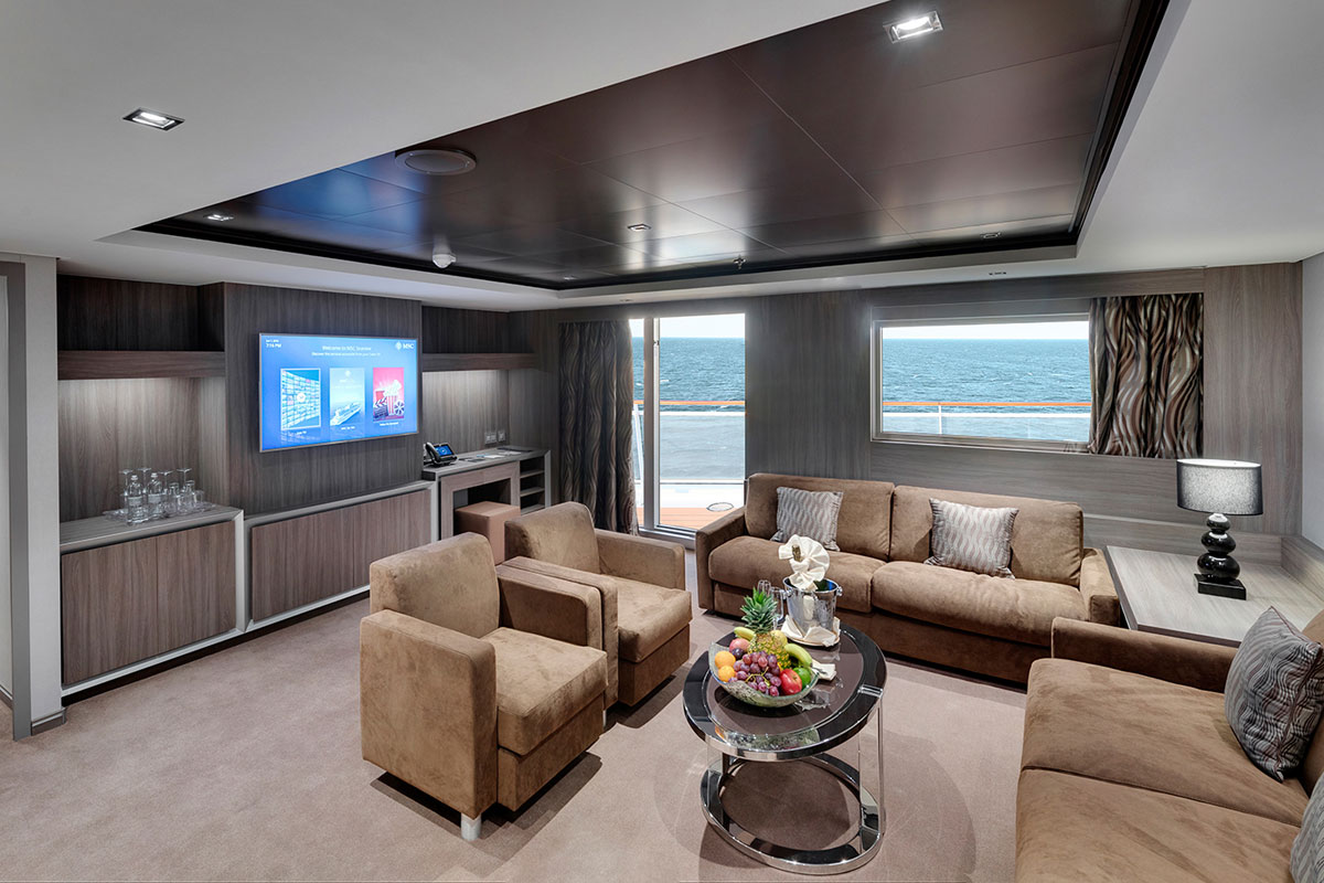 MSC Seascape apartament Yacht Club Royal Suite