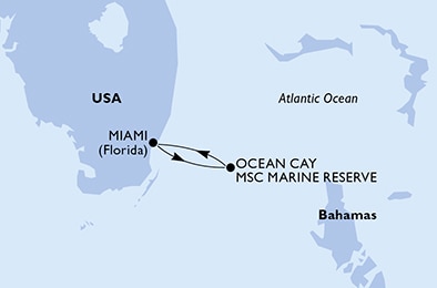 Mapa trasy rejsu