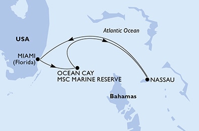 Mapa trasy rejsu