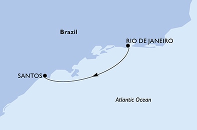 Mapa trasy rejsu
