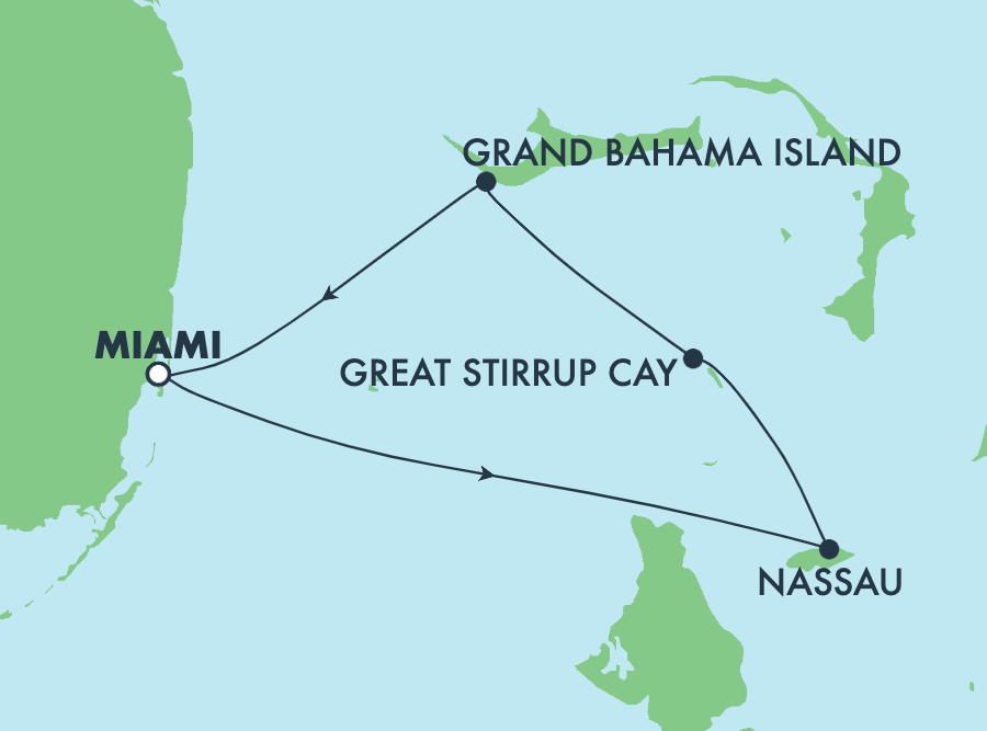 Mapa trasy rejsu