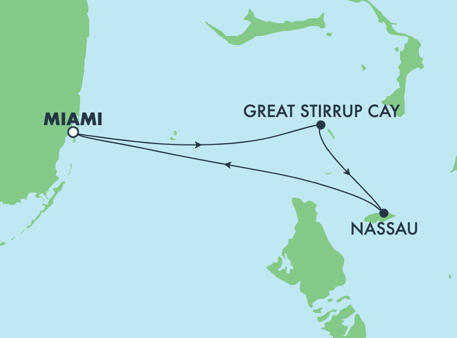 Mapa trasy rejsu