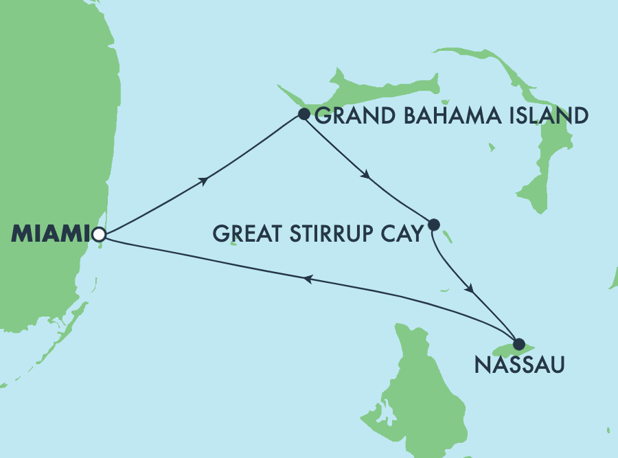 Mapa trasy rejsu
