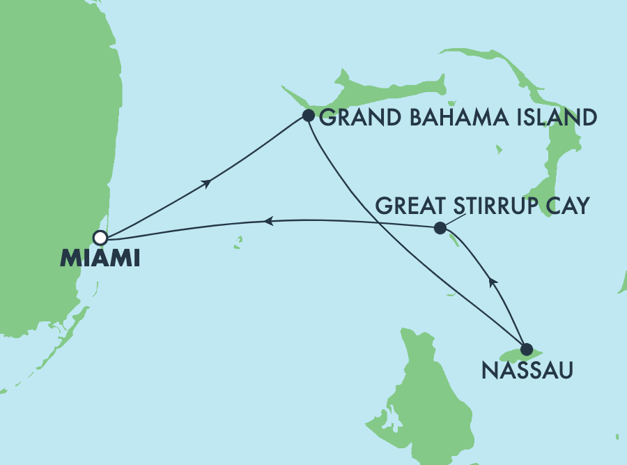 Mapa trasy rejsu